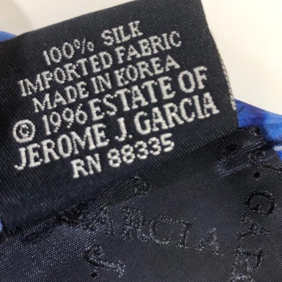 JERRY GARCIA TIE 100% SILK - Picture 4 of 4